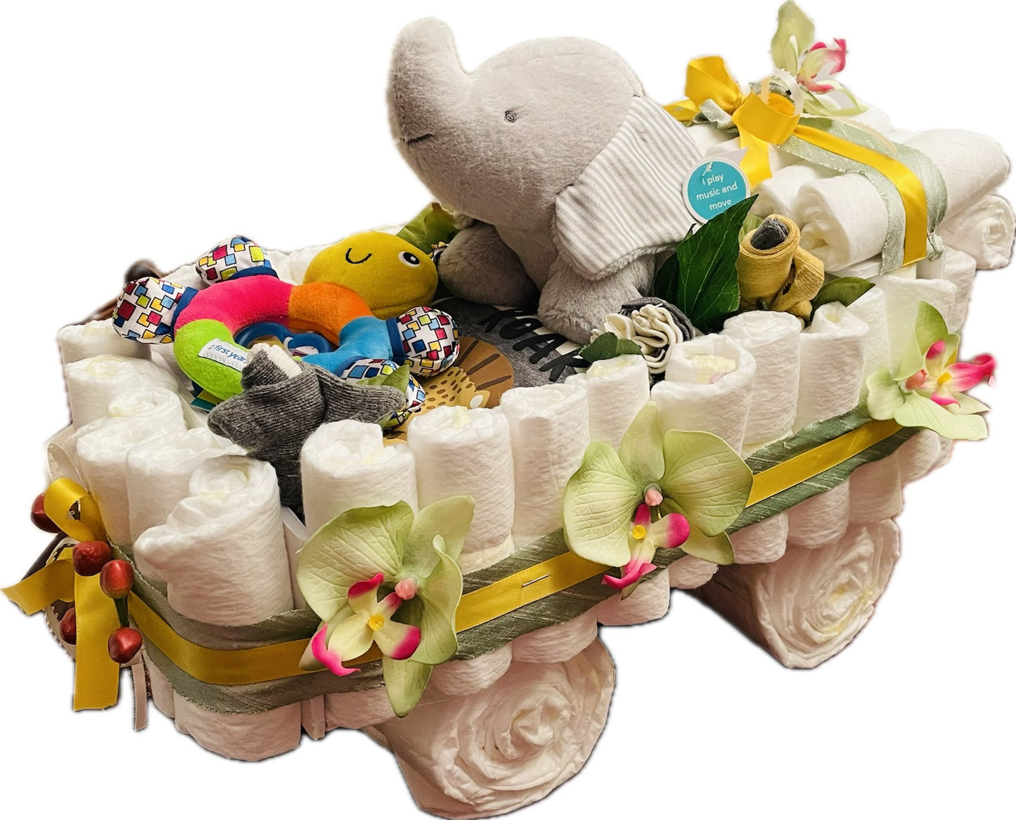 Baby Elephant Diaper Stroller