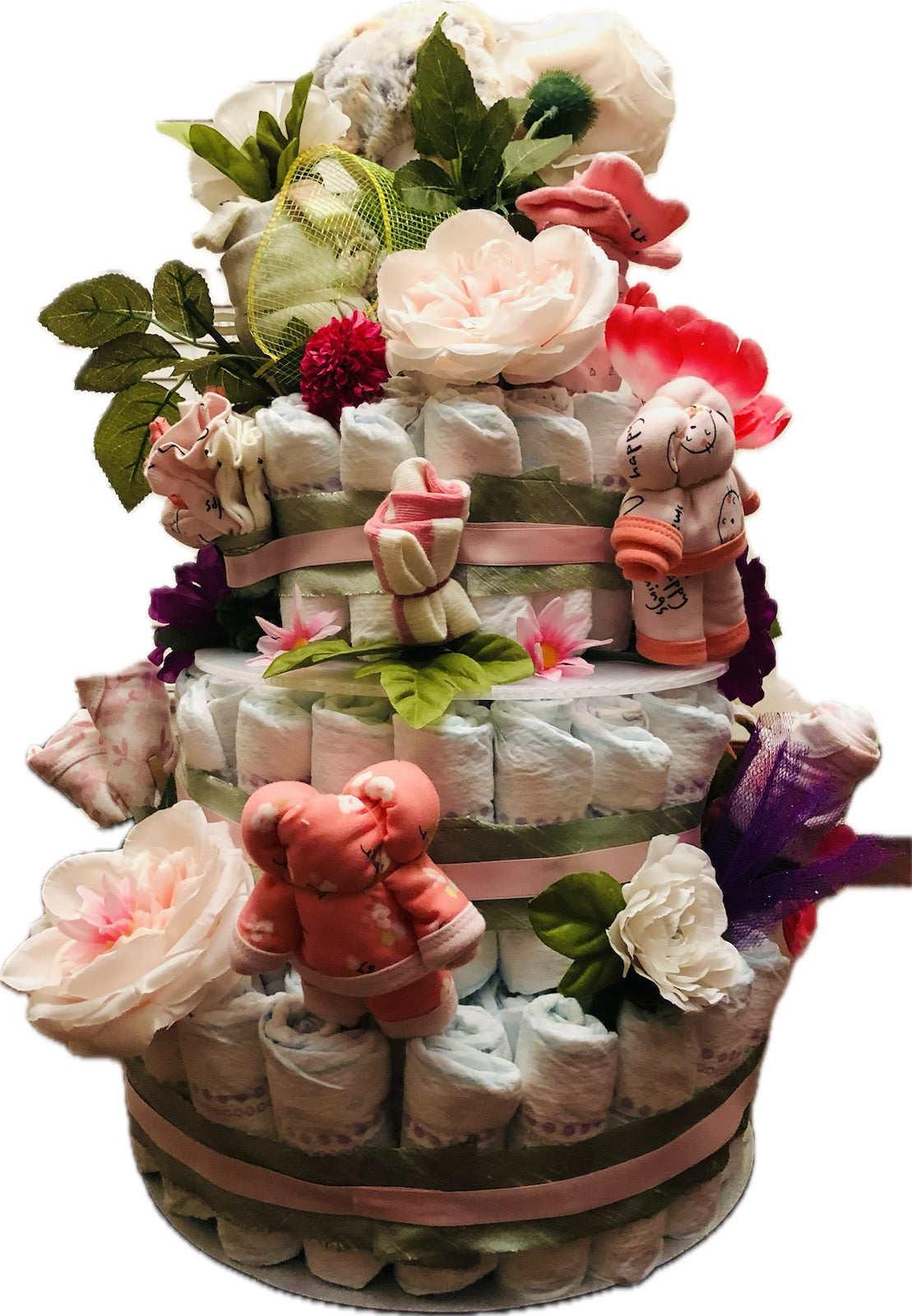 Baby Bunny Diaper Cake