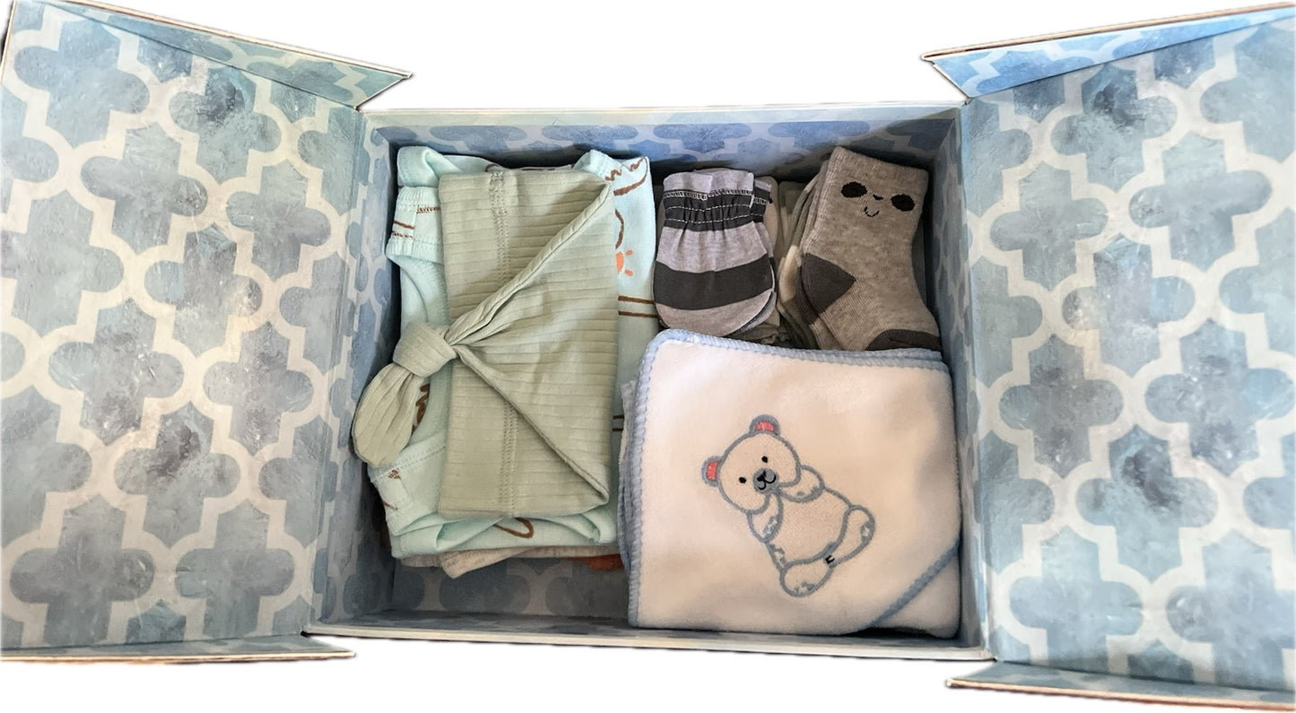 New Baby for Lab Sibling DIaper Basket