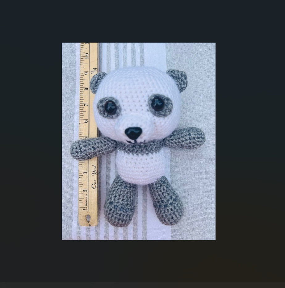 Marshmallow the Panda (handmade-crochet)