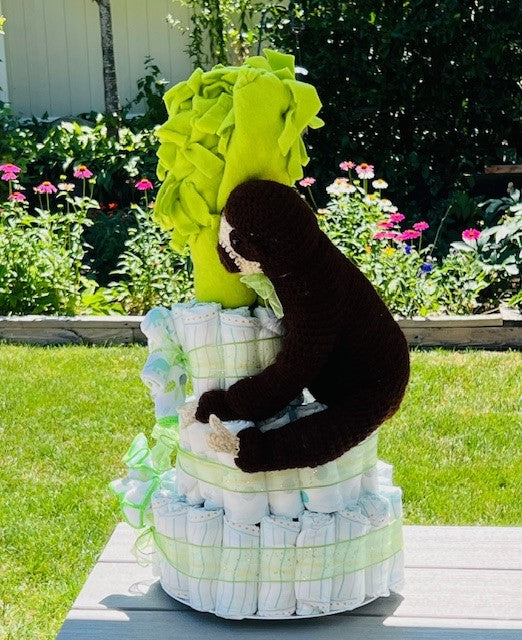 Santi the Sloth Diaper Cake